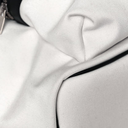 Saint Laurent Canvas Logo City Backpack White 8 of 12