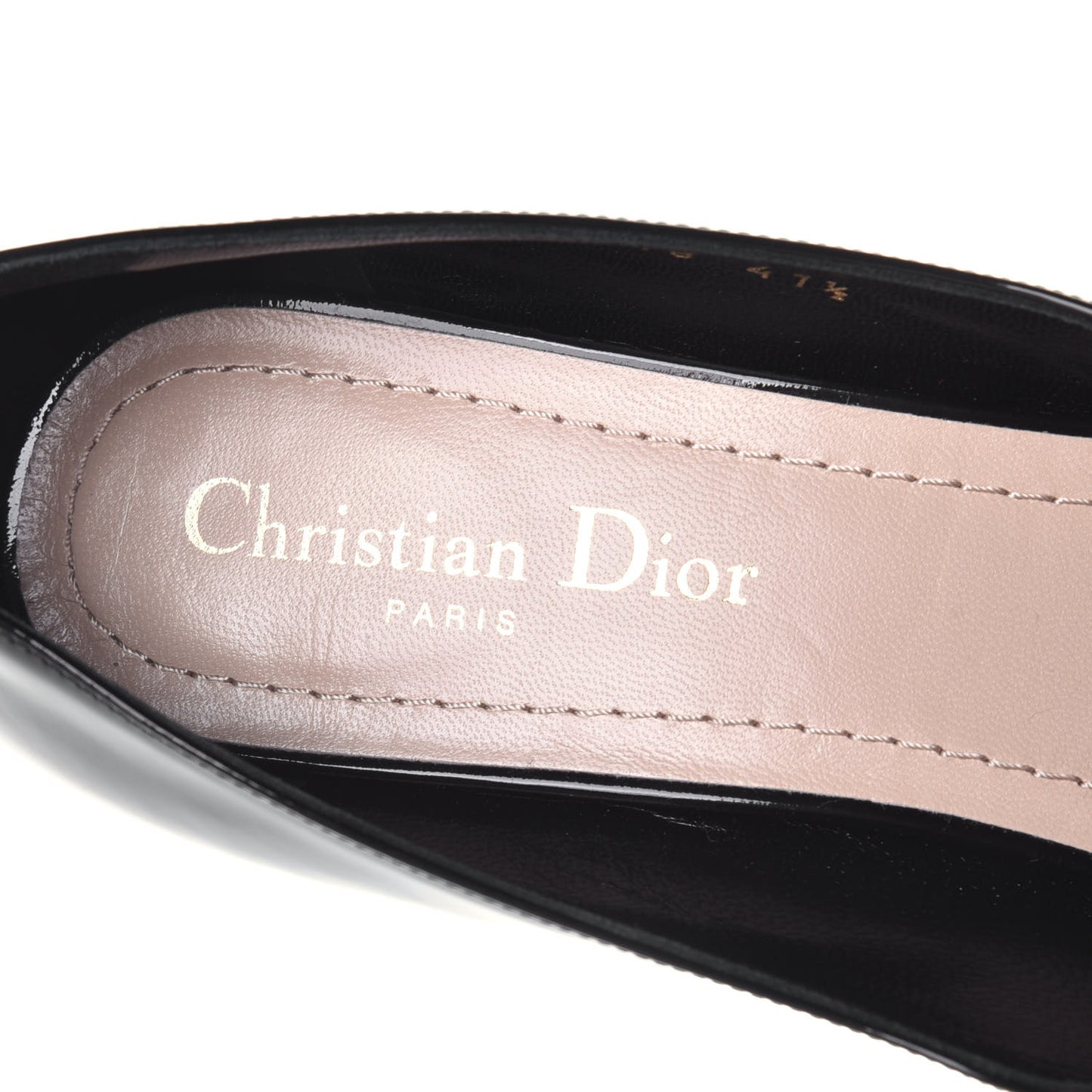 Patent Baby-D Ballet Pumps 41.5 Black