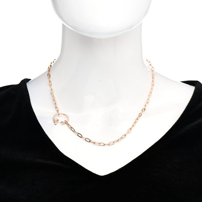 Cartier 18K Pink Gold Diamond Juste Un Clou Chain Necklace 2 of 5