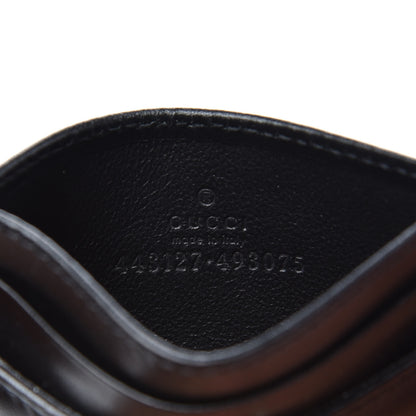 Gucci Calfskin Matelasse GG Marmont Card Holder Black 5 of 6