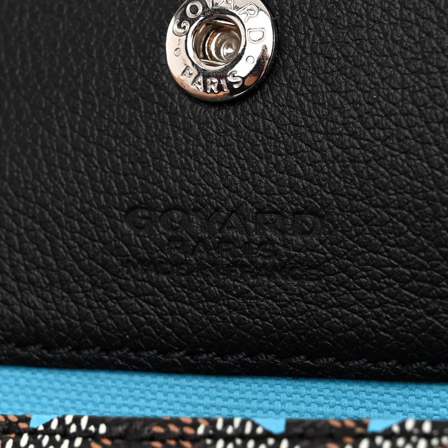 Goyard Goyardine Saint Louis Claire Voie PM Black Blue 5 of 10
