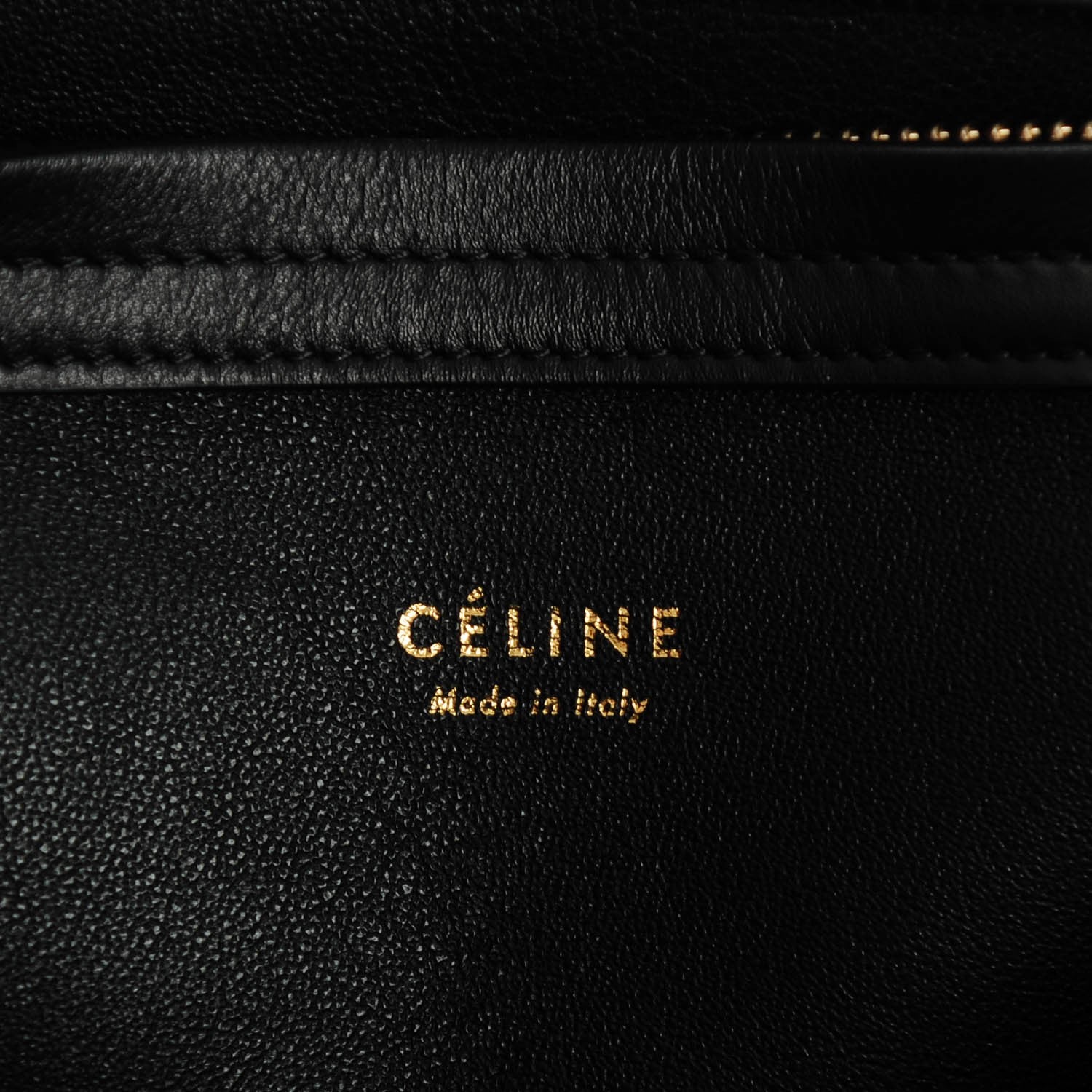 Celine Gingham Woven Medium Phantom Luggage Cobalt 6 of 8