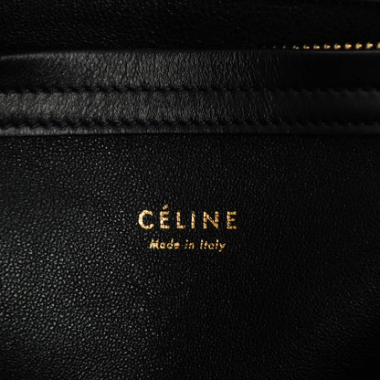 Celine Gingham Woven Medium Phantom Luggage Cobalt 6 of 8