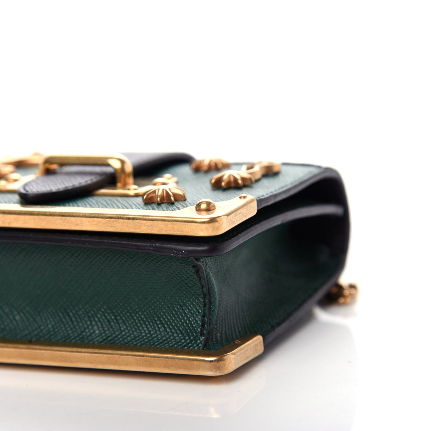 Saffiano Astrology Mini Cahier Bag Black