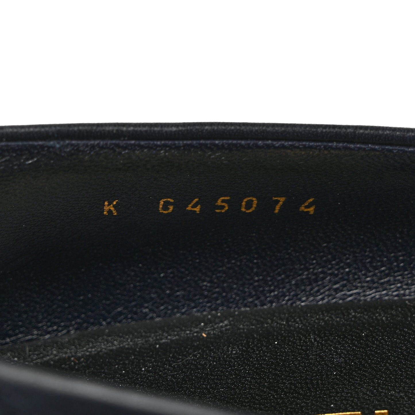Calfskin Quilted CC Mocassin Loafers 37.5 Navy Blue