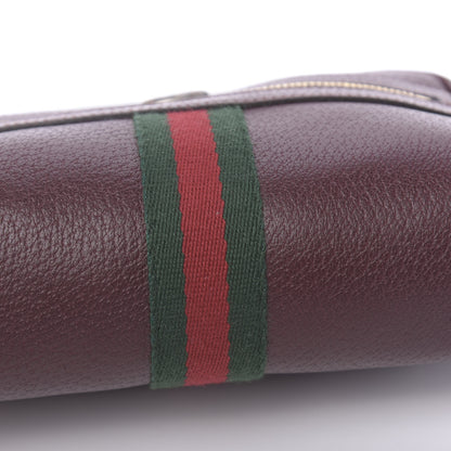 Gucci Calfskin Web Mini Ophidia Shoulder Bag Vintage Bordeaux 9 of 11