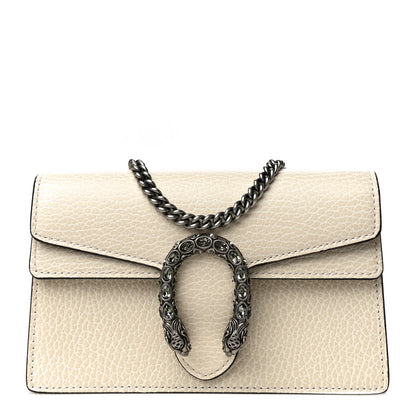 Gucci Dollar Calfskin Crystal Super Mini Dionysus Shoulder Bag Mystic White Black Diamond 1 of 13