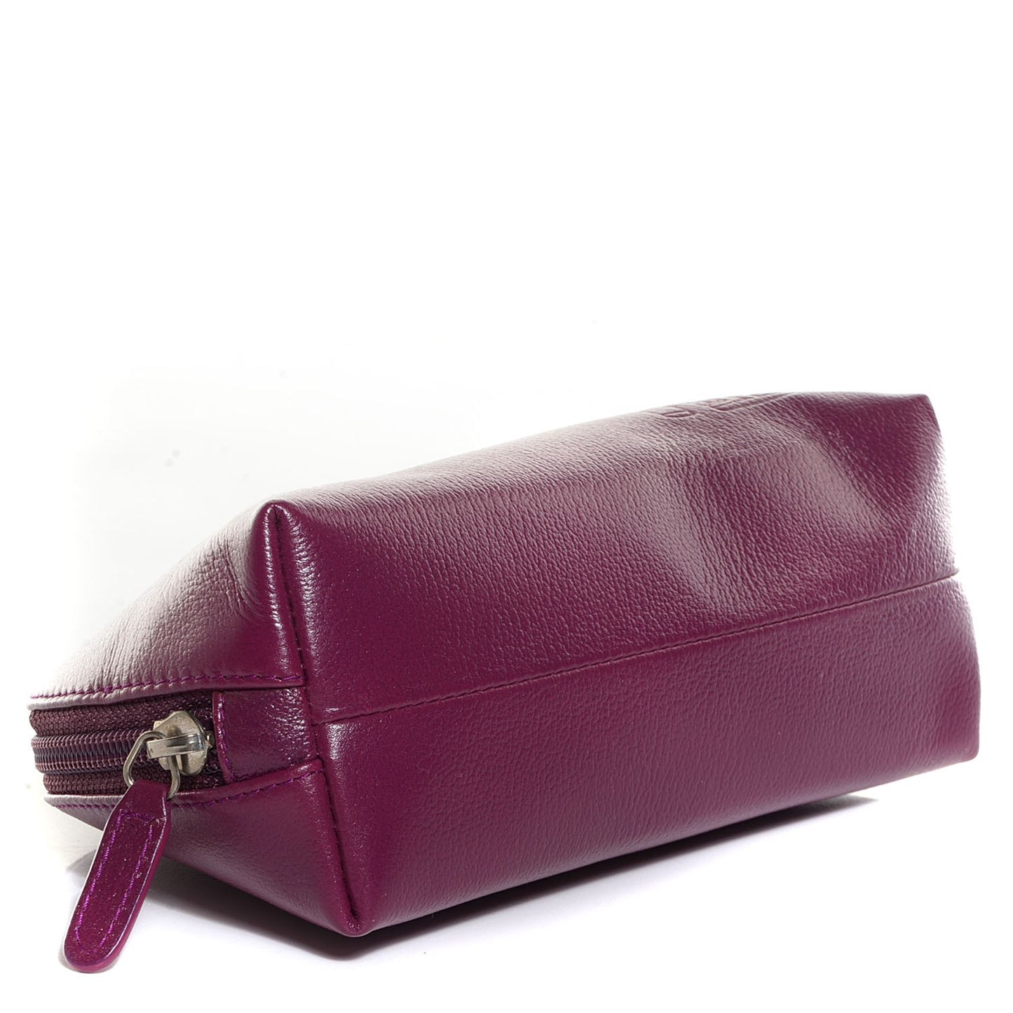 Goatskin Jacket Embossed Cosmetic Case