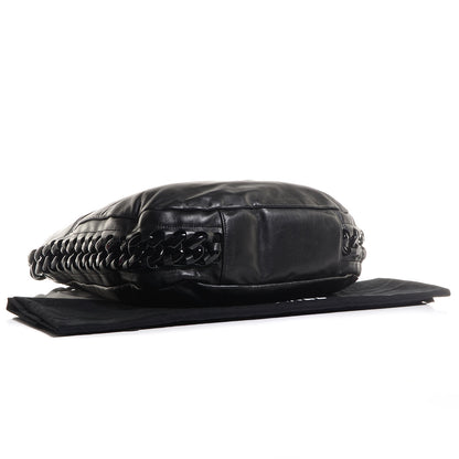 Chanel Calfskin Modern Chain Rhodoid Hobo Black 4 of 7