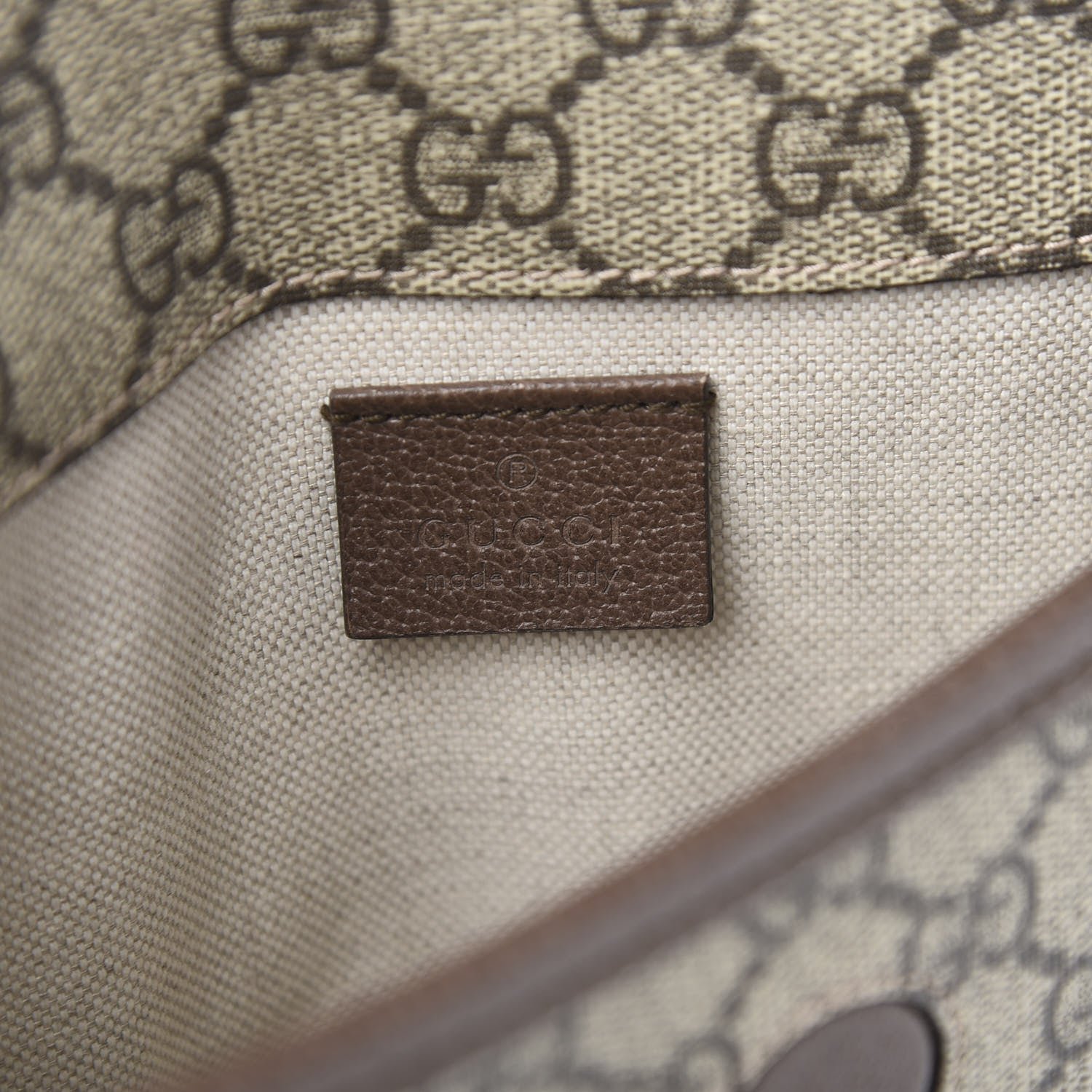 Gucci GG Supreme Monogram Neo Vintage Web Belt Bag Brown 6 of 10