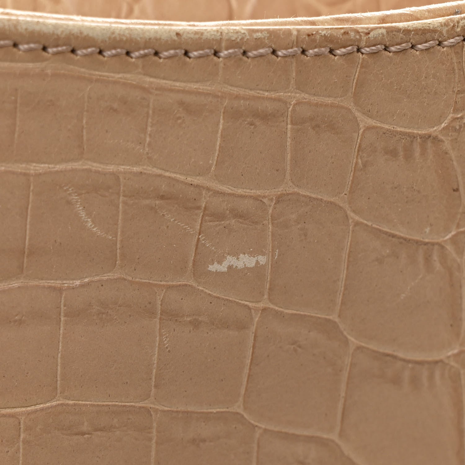 Salvatore Ferragamo Alligator Hobo Cream 14 of 14