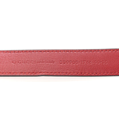 Gucci Patent Guccissima Belt 90 36 Red 5 of 6