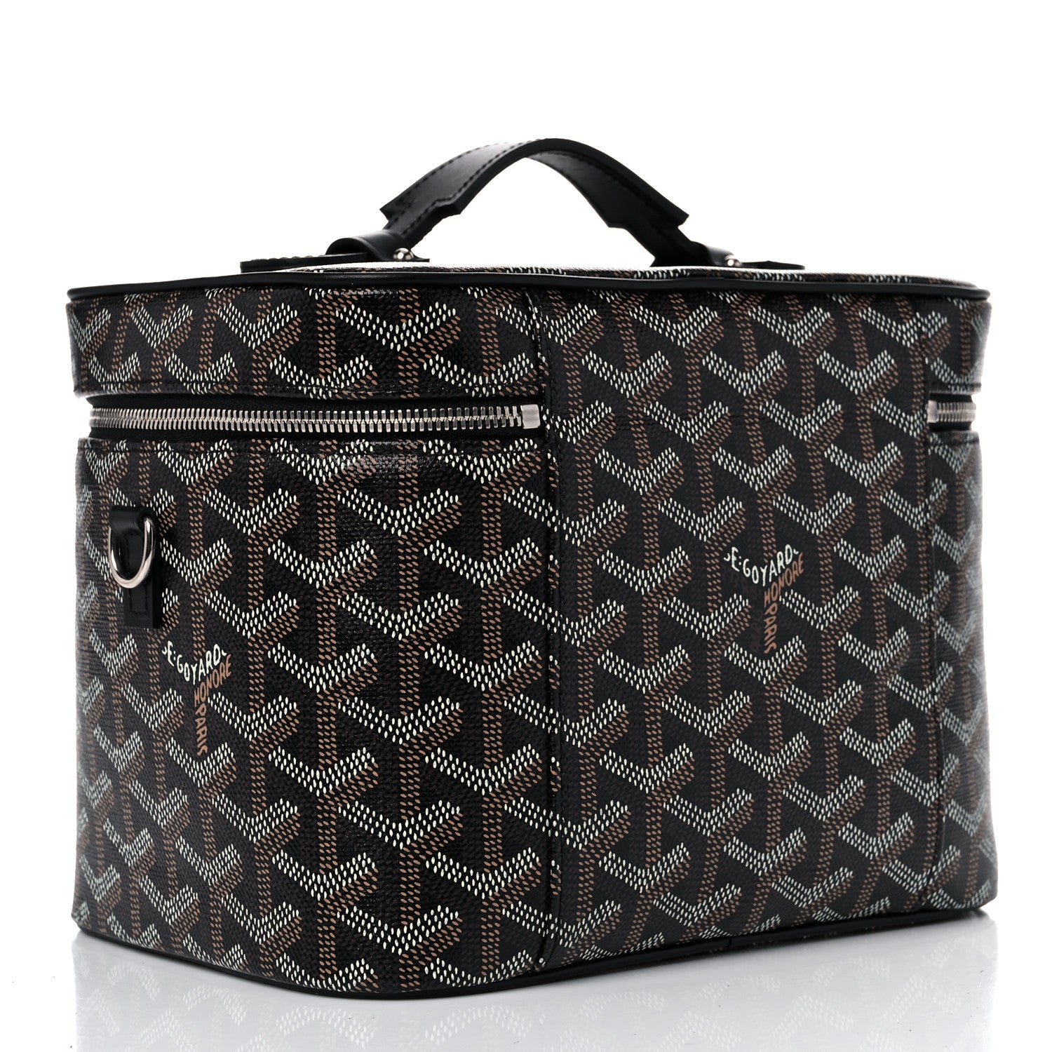 Goyard Goyardine Muse Vanity Case Black 3 of 9