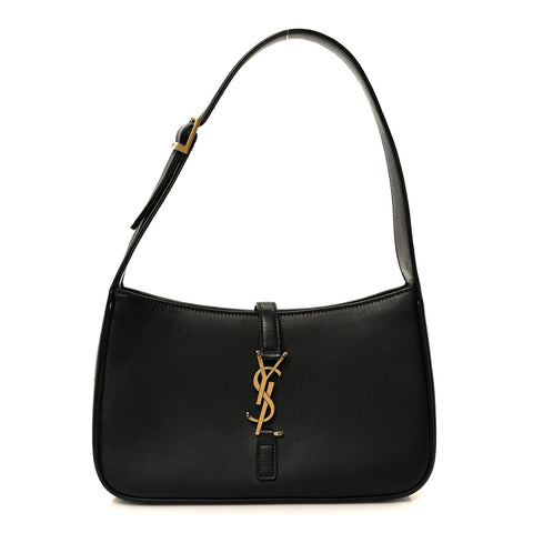 Smooth Calfskin Le 5 A 7 Hobo Black
