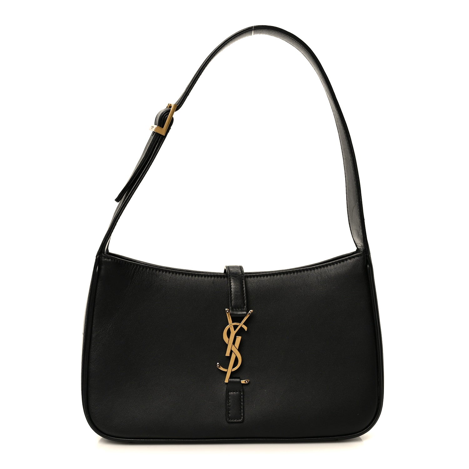 Saint Laurent Smooth Calfskin Le 5 A 7 Hobo Black 1 of 10