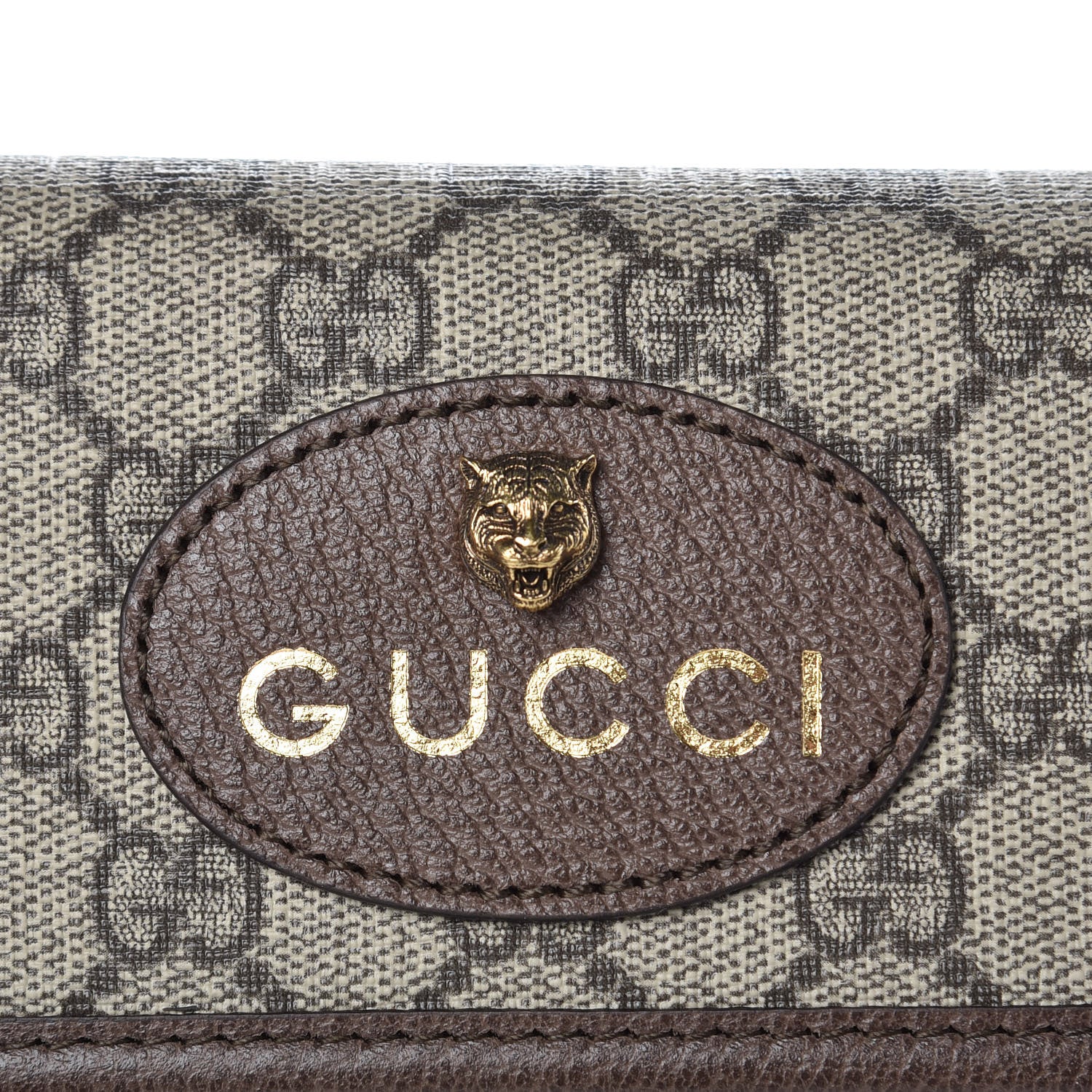 Gucci GG Supreme Monogram Neo Vintage Web Belt Bag Brown 8 of 8