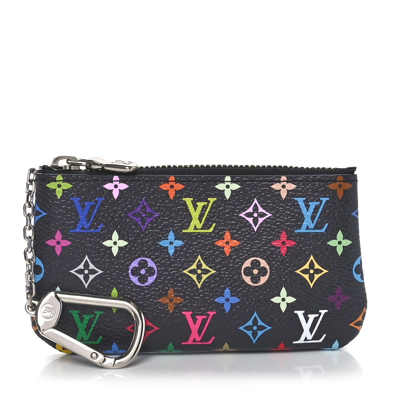 Louis Vuitton LV X TM Monogram Multicolor Key Pouch Black 1 of 7