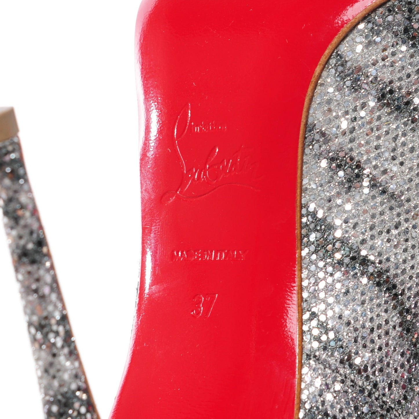 Glitter Sirene Pigalle Follies 100 Pumps 37 Silver