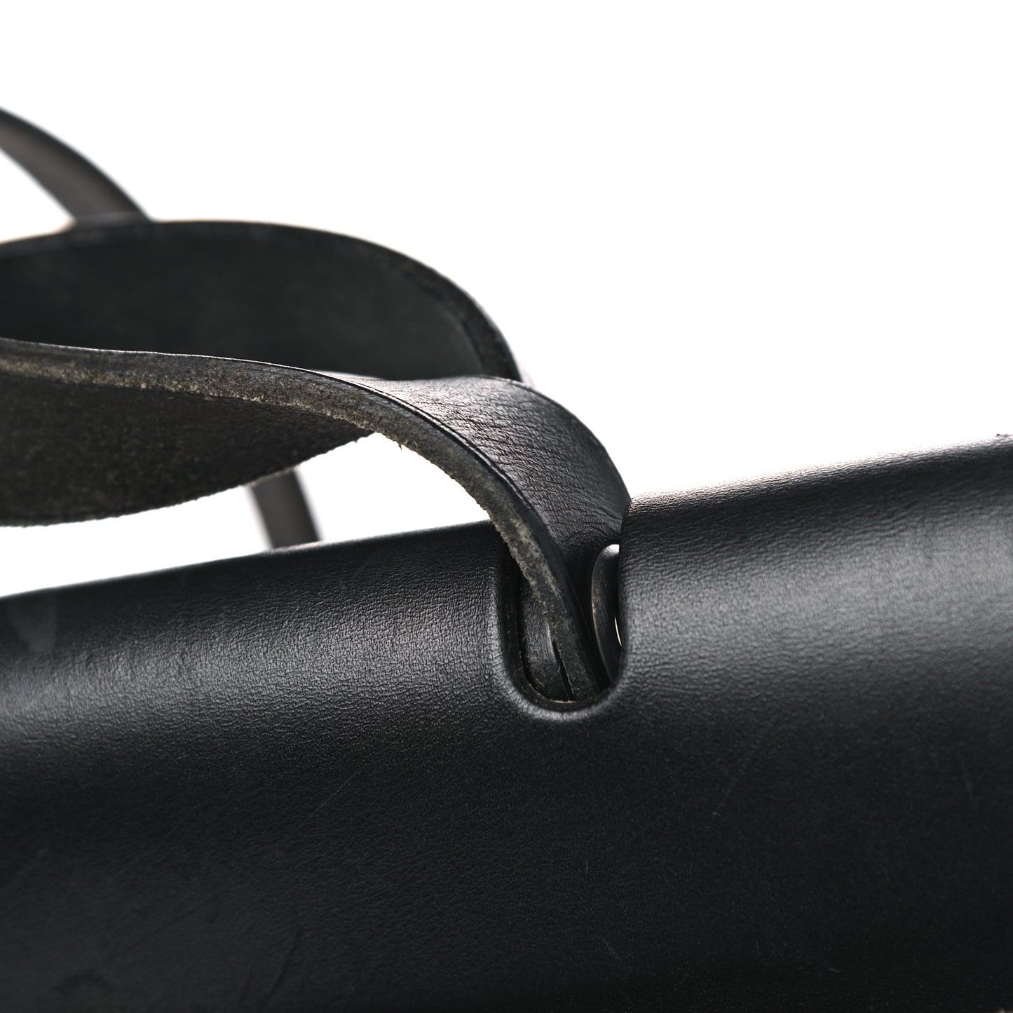 Toile Vache Calfskin Herbag 39 MM Black
