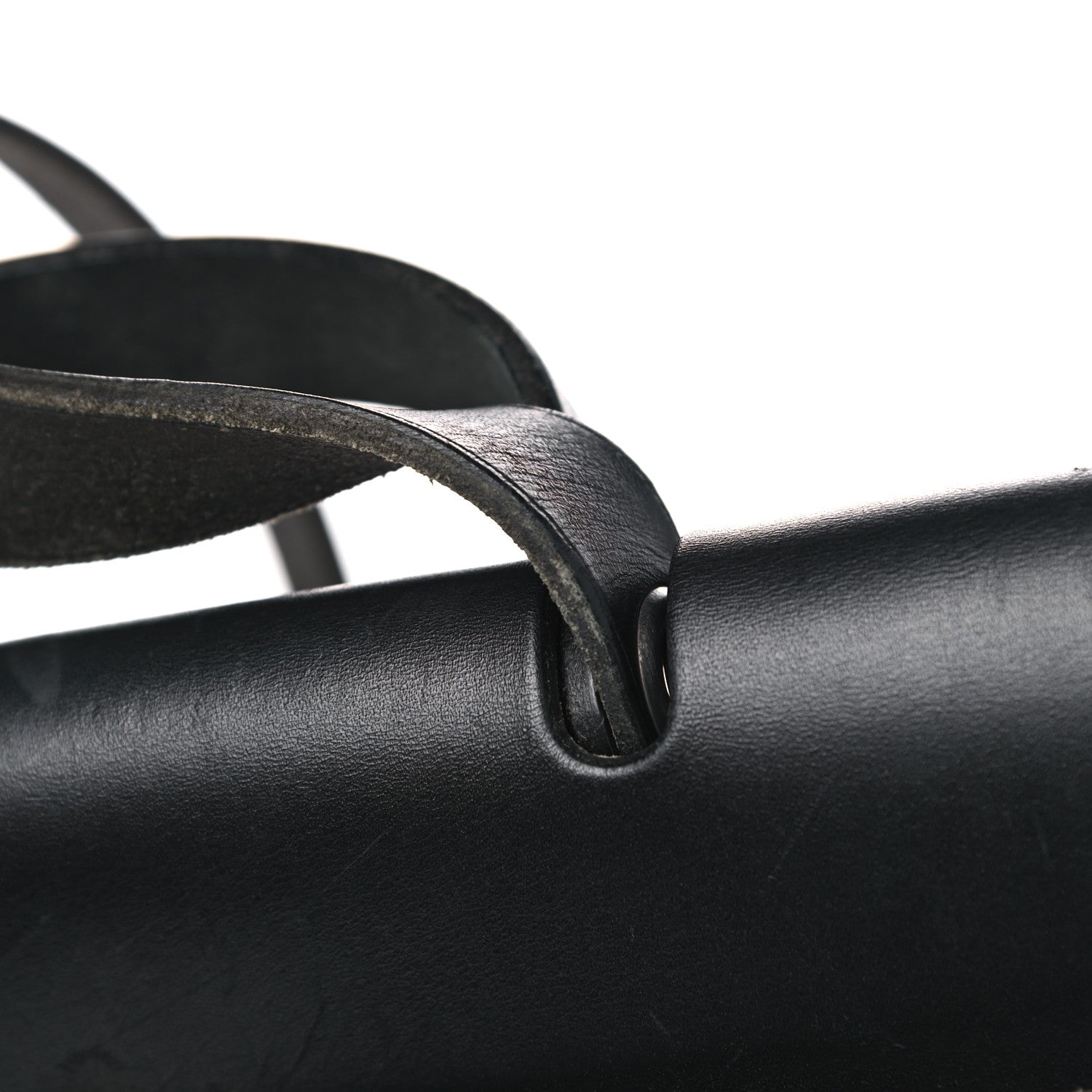 Hermes Toile Vache Calfskin Herbag 39 MM Black 16 of 19