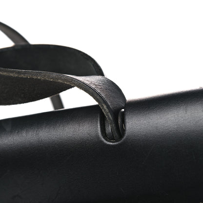 Hermes Toile Vache Calfskin Herbag 39 MM Black 16 of 19