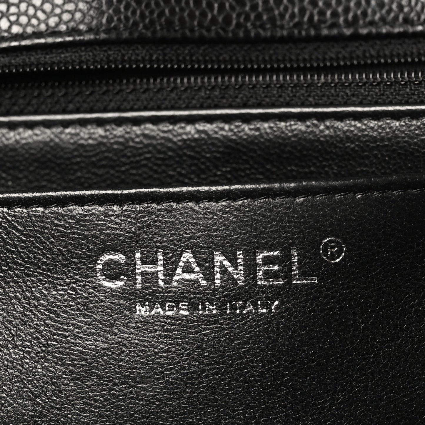 Caviar Quilted Jumbo Single Flap Black