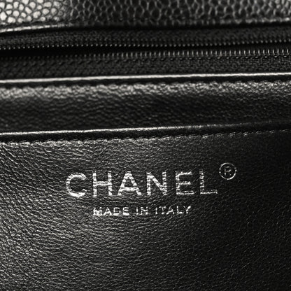 Chanel Caviar Quilted Jumbo Single Flap Black 6 of 10