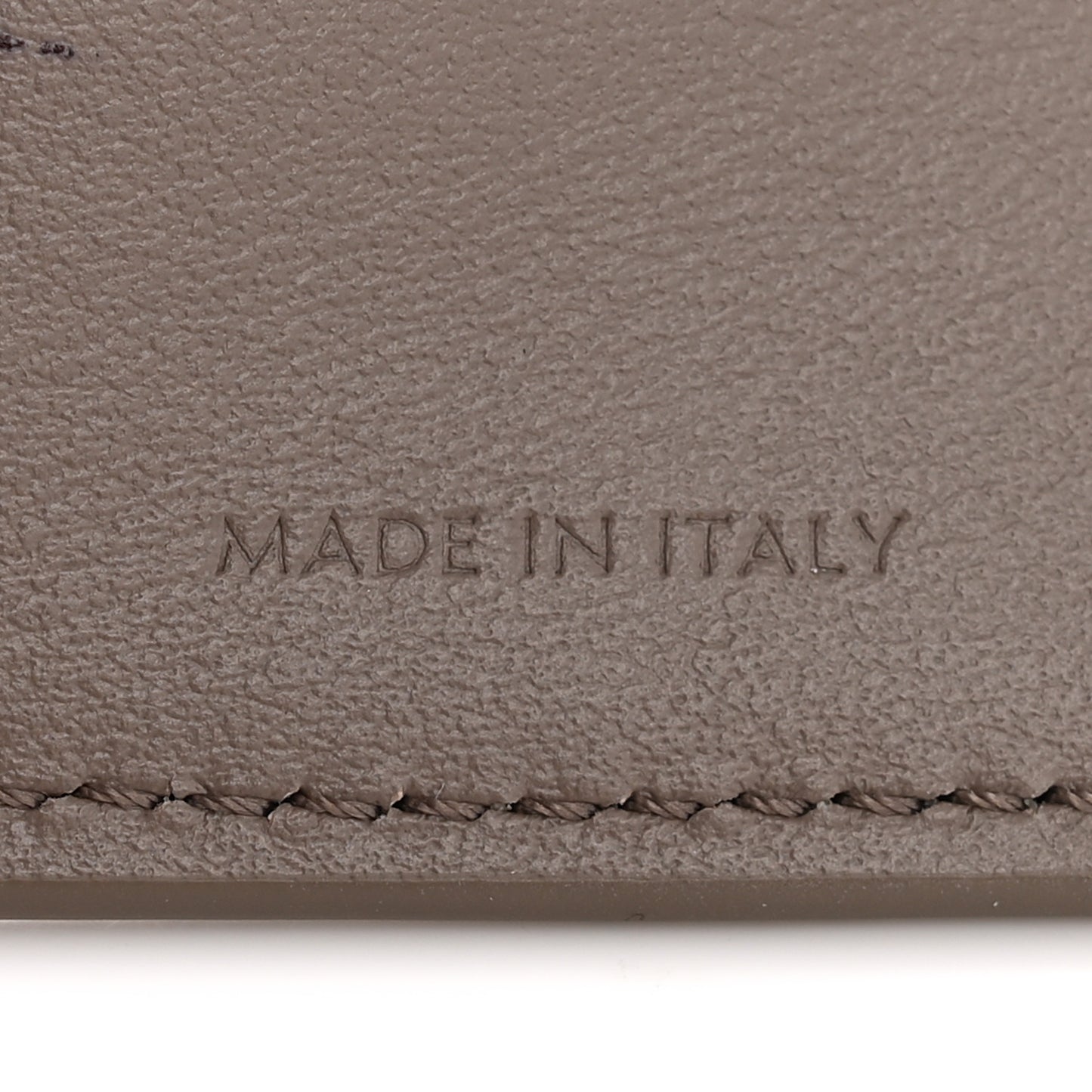 Shiny Calfskin Small Triomphe Wallet Pebble