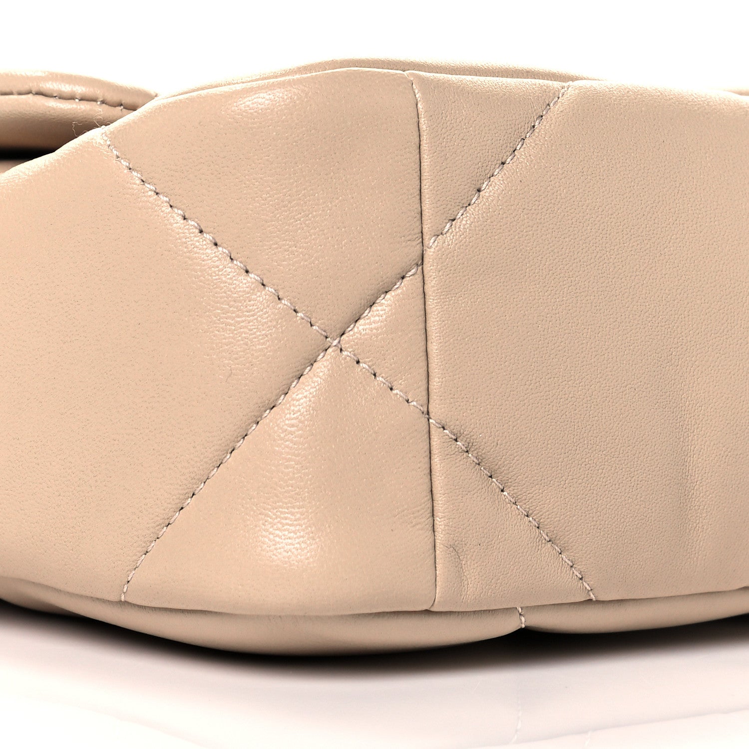 Chanel Lambskin Quilted Medium Chanel 19 Flap Beige 8 of 10