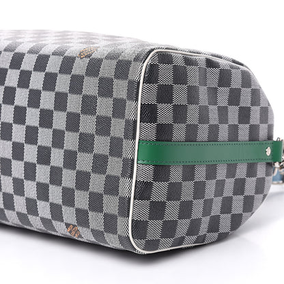 Louis Vuitton Damier Speedy Bandouliere 30 Black White 8 of 10