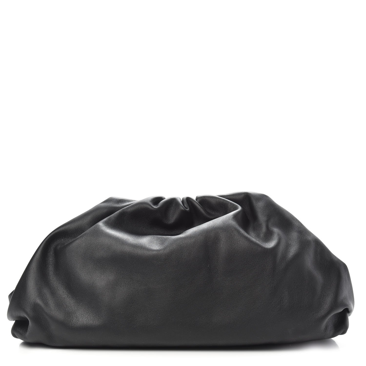 Bottega Veneta Smooth Butter Calf The Pouch Oversized Clutch Black 1 of 9