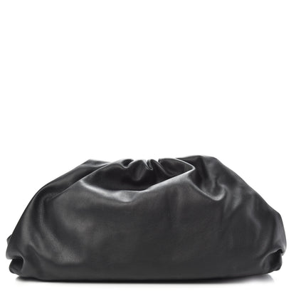 Bottega Veneta Smooth Butter Calf The Pouch Oversized Clutch Black 1 of 9