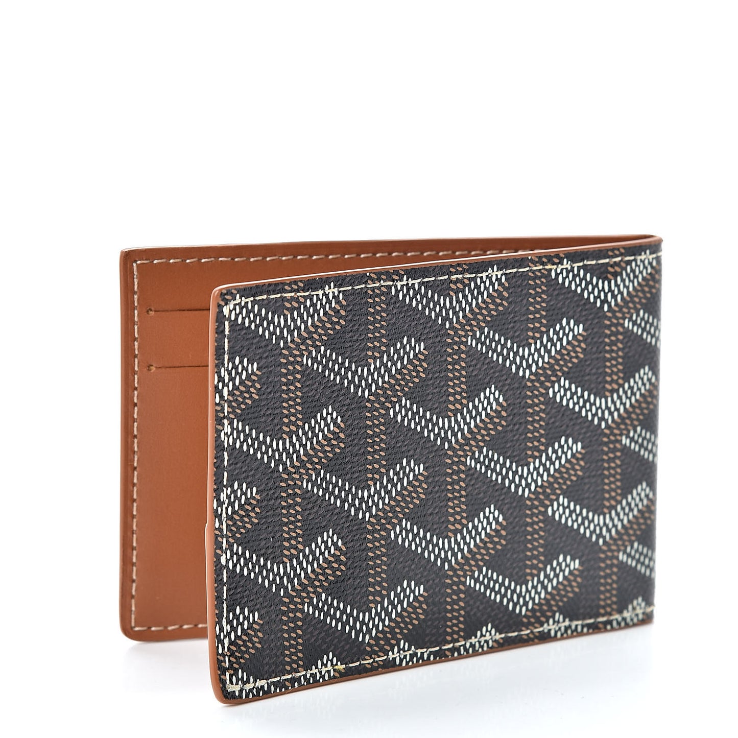 Goyardine Victoire Card Holder Insert Black Gold