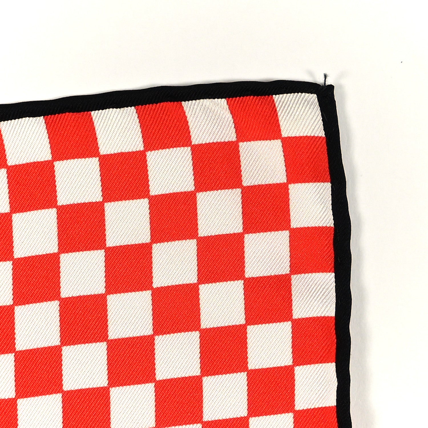 Chanel Silk Coco CC Scarf Red White Black 3 of 3