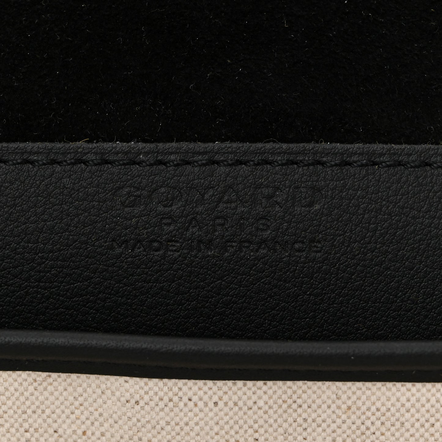 Goyardine Coursier Messenger Bag Black