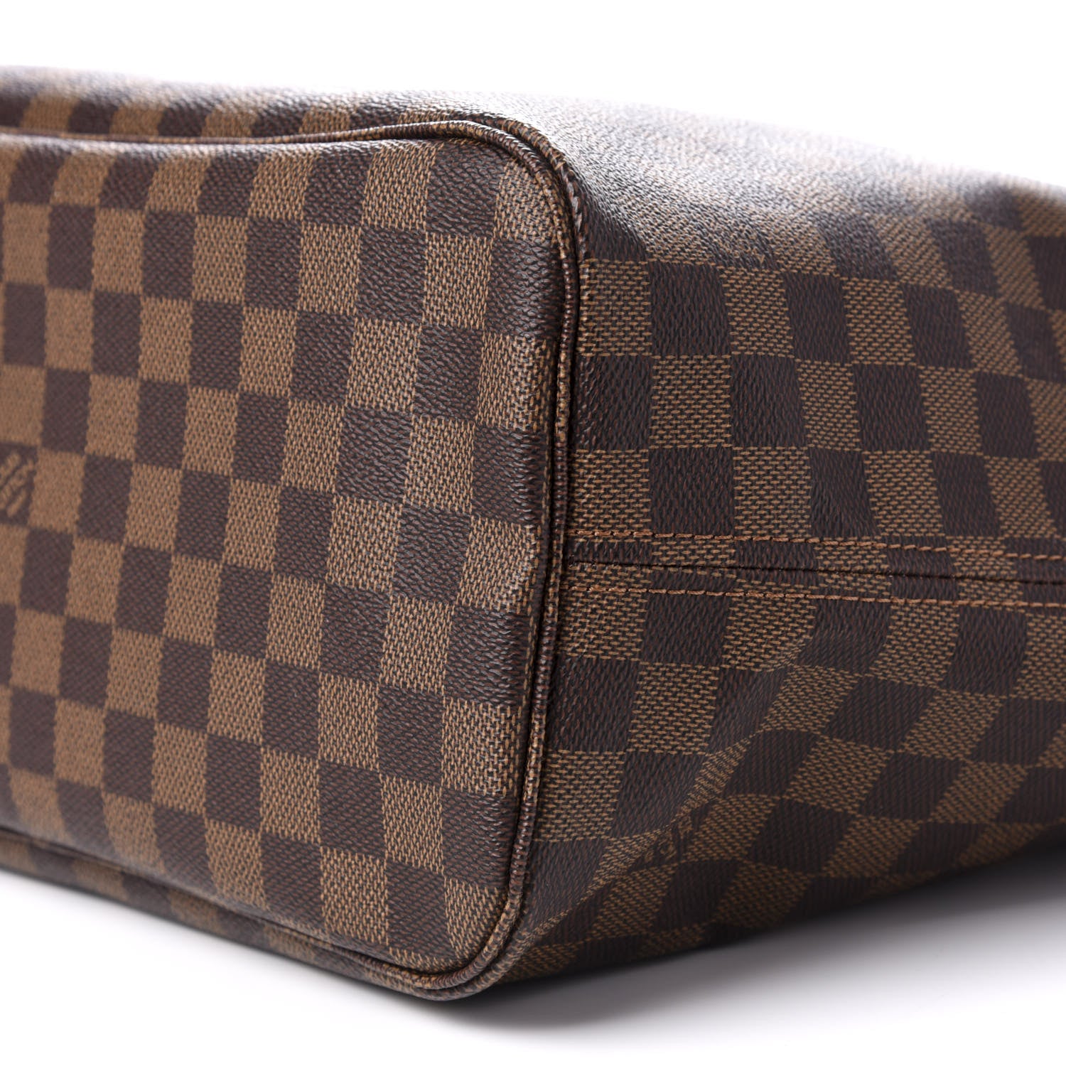 Louis Vuitton Damier Ebene Neo Neverfull MM Rose Ballerine 8 of 9