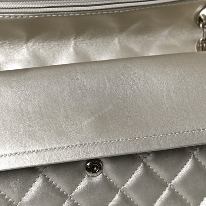 Chanel Metallic Aged Calfskin Quilted 2.55 Reissue 226 Flap Silver 14 of 15
