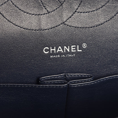 Chanel Caviar Quilted Jumbo Double Flap Navy Blue 6 of 8