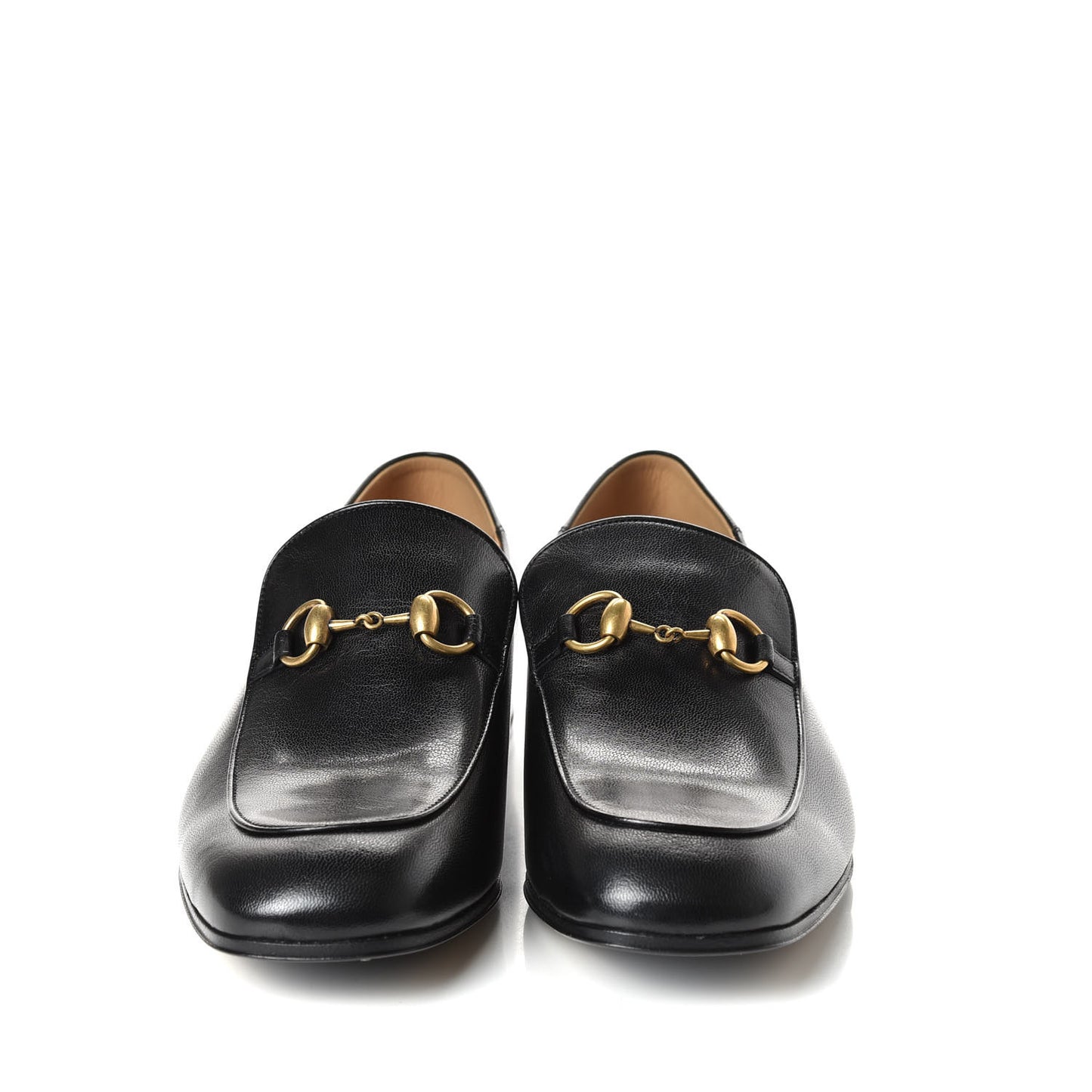 Goatskin Mens Horsebit Loafers 7.5 Black