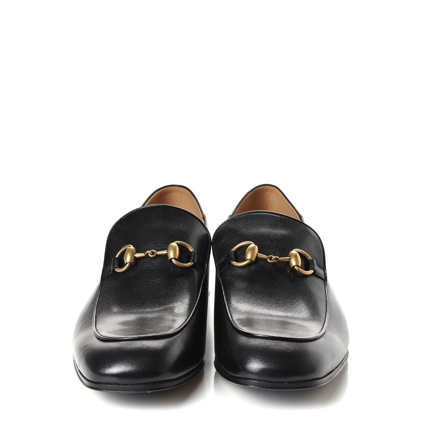 Gucci Goatskin Mens Horsebit Loafers 7.5 Black 3 of 10