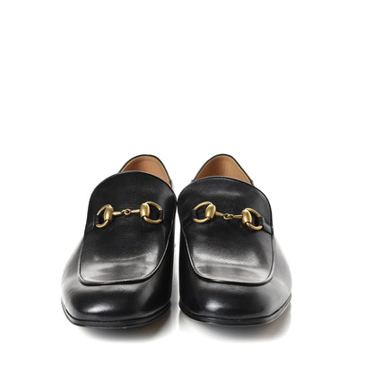 Gucci Goatskin Mens Horsebit Loafers 7.5 Black 3 of 10