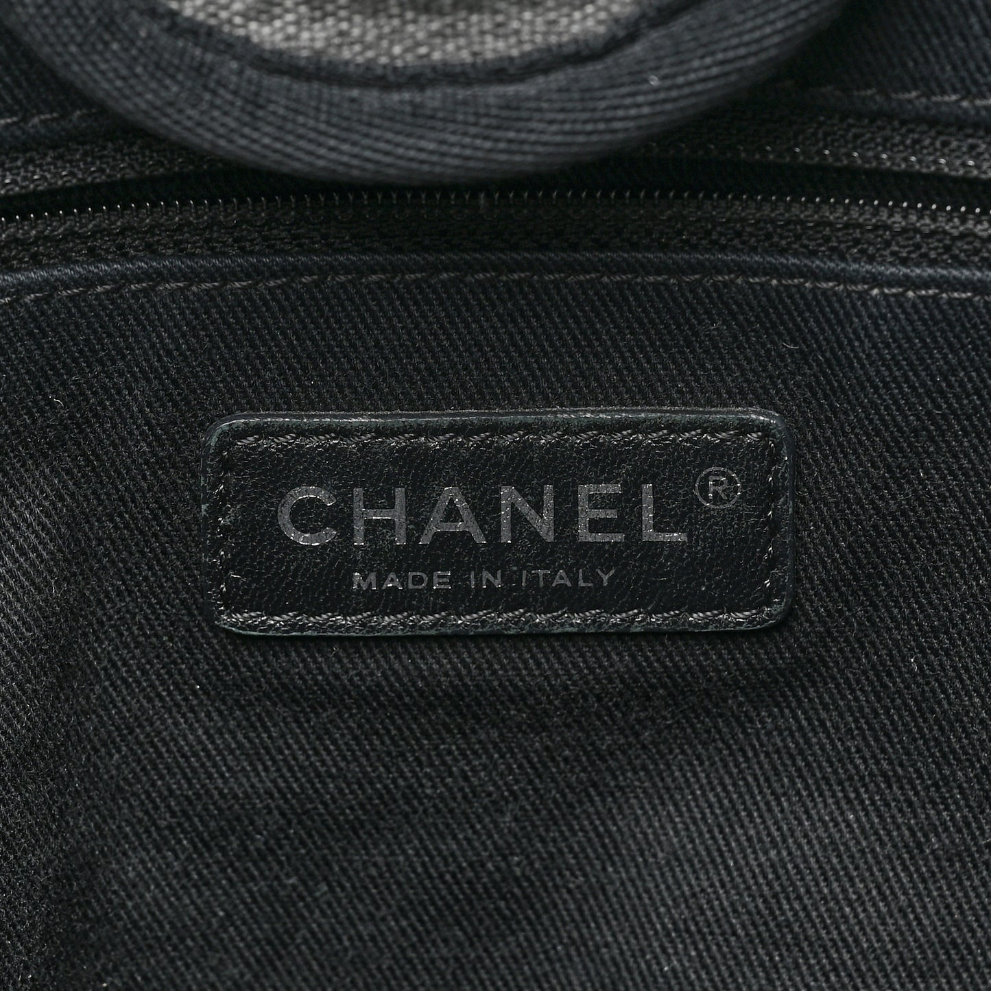 Canvas Large Deauville Tote Grey