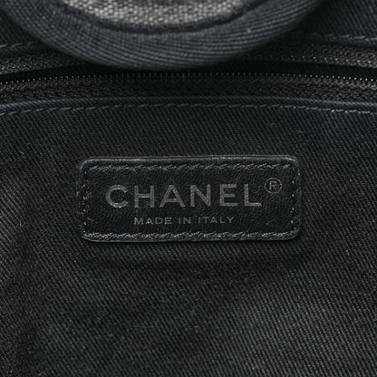 Chanel Canvas Large Deauville Tote Grey 6 of 11