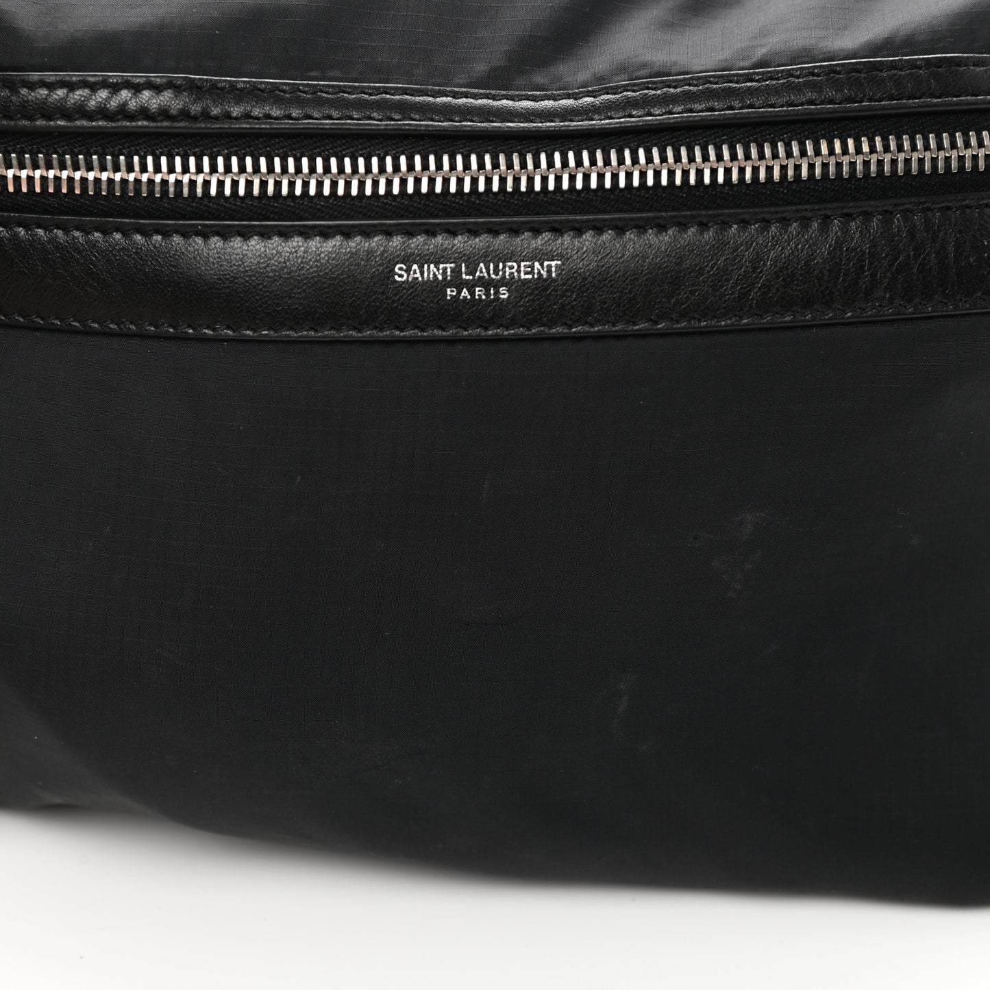 Nylon City Fold Up Backpack Belt Bag Black