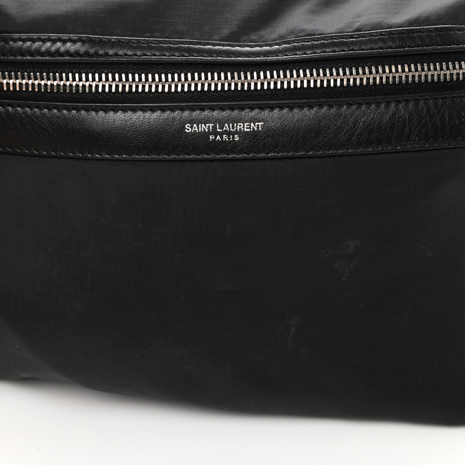 Saint Laurent Nylon City Fold Up Backpack Belt Bag Black 36 of 37