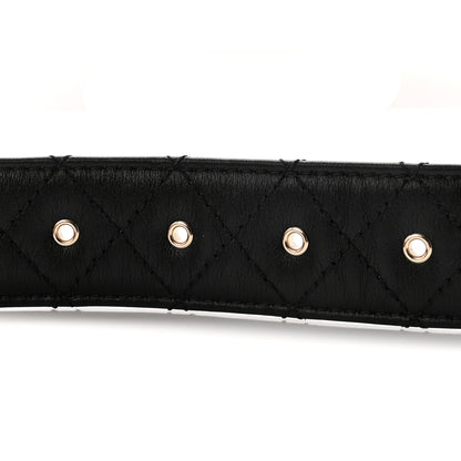 Chanel Lambskin Quilted CC Chain Belt 85 34 Black 3 of 7