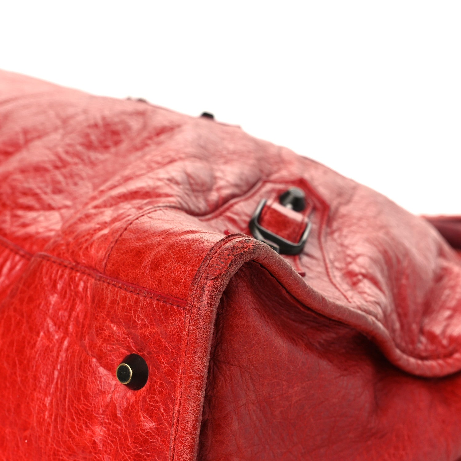 Balenciaga Agneau Classic Hardware Work Vermillion 9 of 12