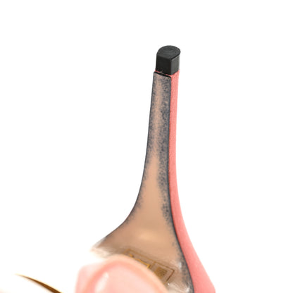 Gucci Tulle Ruffle Mid Heel Slingback Sandals 40.5 Peach White 9 of 9