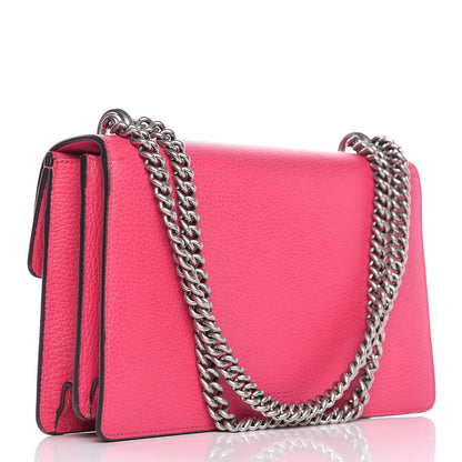Gucci Pebbled Calfskin Embellished Guccify Small Dionysus Shoulder Bag Rosa 3 of 10