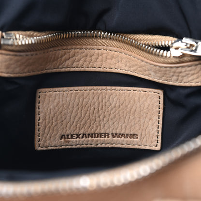 Alexander Wang Nubuck Rockie Tan Pale Gold Hardware 6 of 8